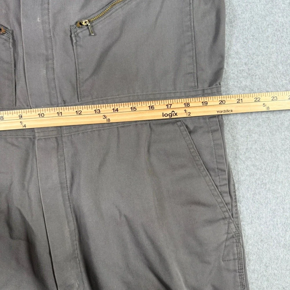 Vintage Walls Master Made Gray Long Sleeve Workwear Coveralls Size 44 Regular